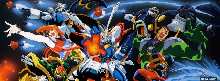 Photo mobile fighter g gundam Facebook Cover for Free