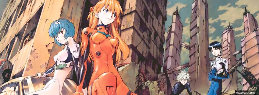 Photo neon genesis evangelion Facebook Cover for Free