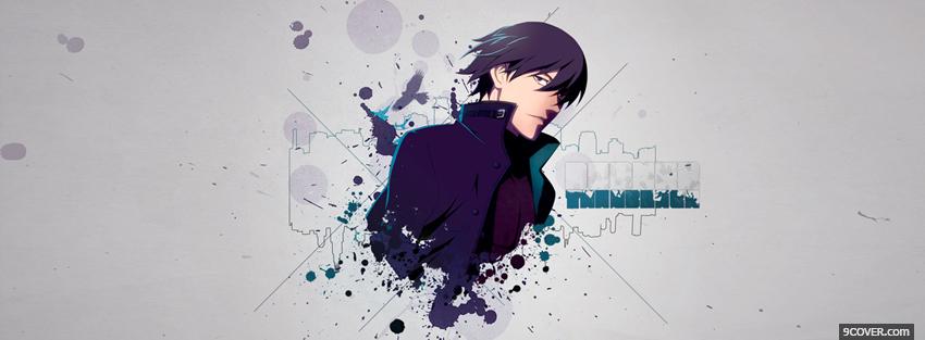 Photo manga darker than black male Facebook Cover for Free