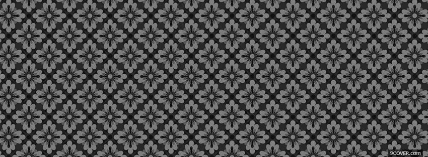 Photo beatiful flower pattern Facebook Cover for Free