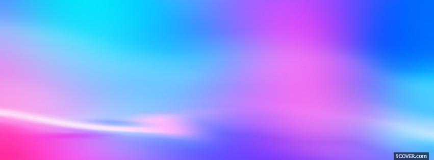 Photo pink and blue sky abstract Facebook Cover for Free