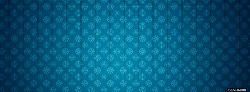 Photo floral blue pattern abstract Facebook Cover for Free