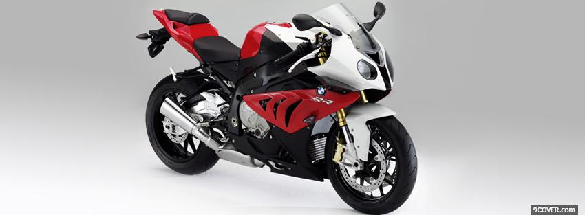 Photo red bmw 100rr moto Facebook Cover for Free