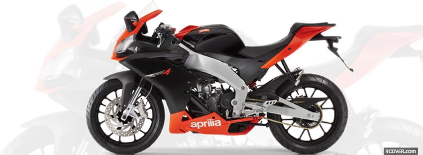 Photo aprilia rs4 125 red moto Facebook Cover for Free