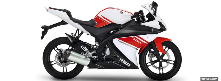 Photo yamaha r125 moto Facebook Cover for Free