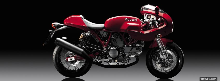 Photo ducati sport 1000s moto Facebook Cover for Free