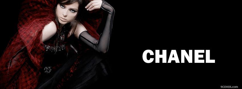 Photo fashion sultry woman chanel Facebook Cover for Free