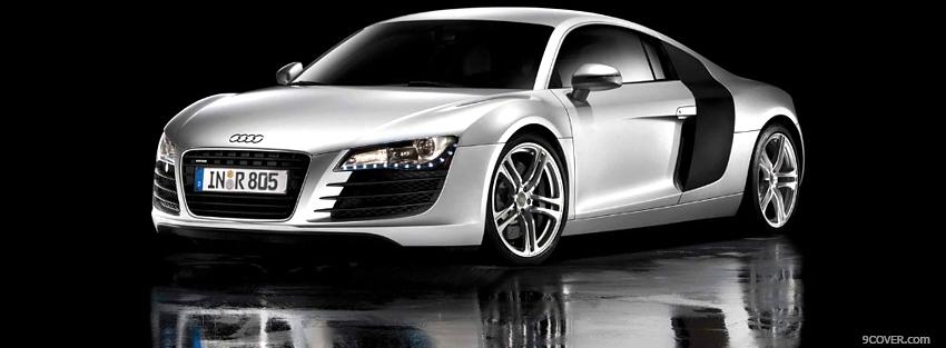 Photo nice audi r8 car Facebook Cover for Free