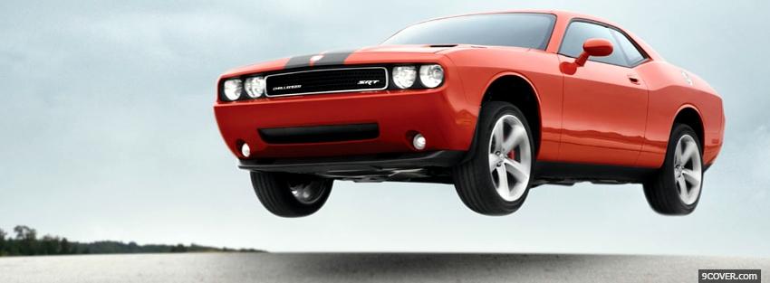 Photo 2009 dodge challenger car Facebook Cover for Free