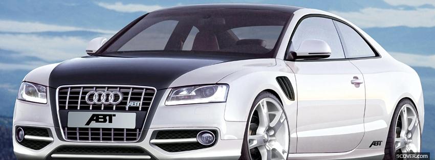 Photo audi a5 abt car Facebook Cover for Free