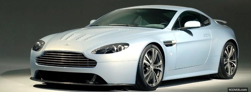 Photo front view aston martin car Facebook Cover for Free