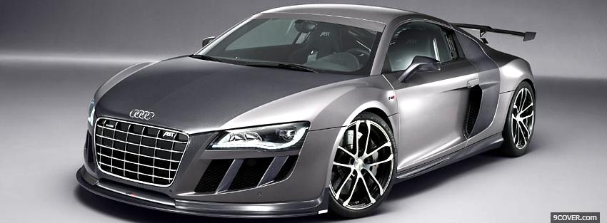 Photo silver abt r8 gtr Facebook Cover for Free