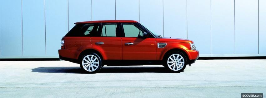 Photo side of range rover sport Facebook Cover for Free