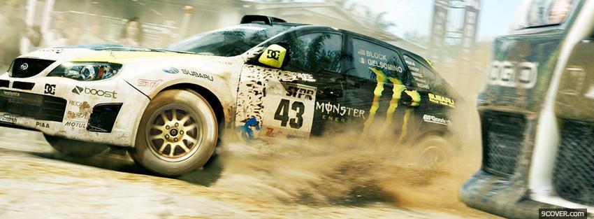 Photo colin mcrae dirt 2 Facebook Cover for Free