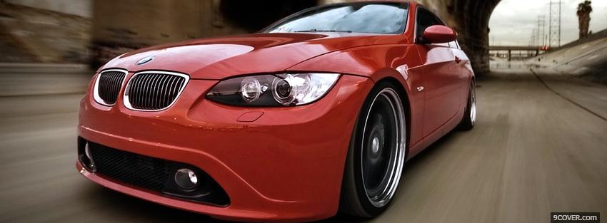 Photo front bmw 335 biturbo Facebook Cover for Free