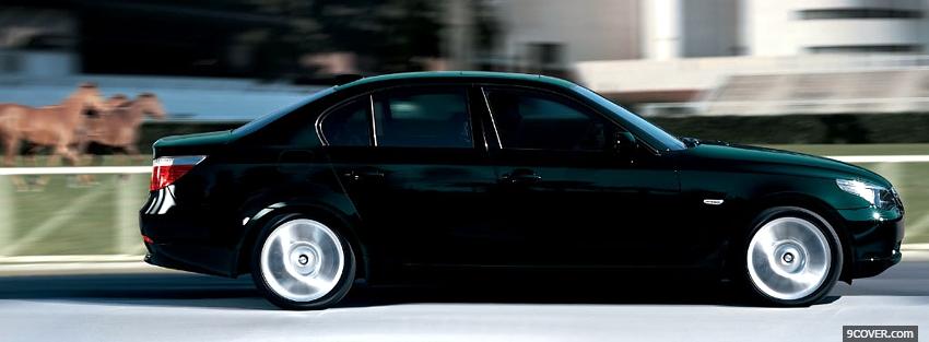 Photo bmw 5 series individual car Facebook Cover for Free