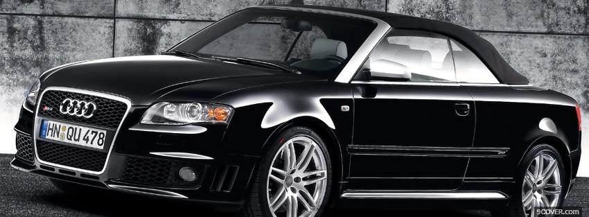 Photo audi rs4 cabriolet Facebook Cover for Free
