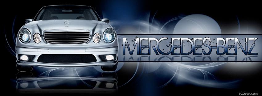 Photo mercedes benz car Facebook Cover for Free