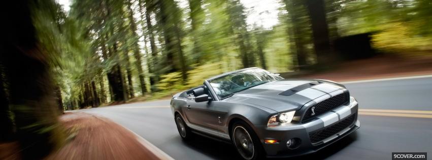 Photo shelby gt500 car Facebook Cover for Free
