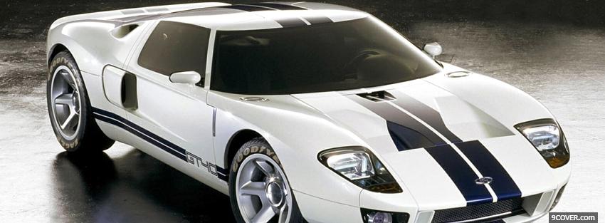 Photo ford gt40 car Facebook Cover for Free