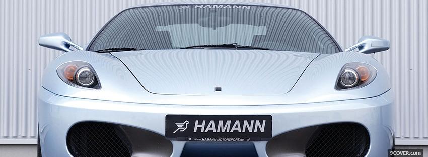 Photo front of ferrari hamann Facebook Cover for Free