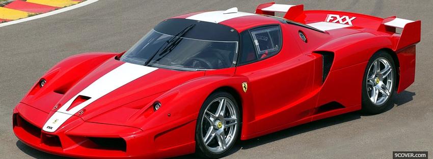 Photo great ferrari fxx Facebook Cover for Free