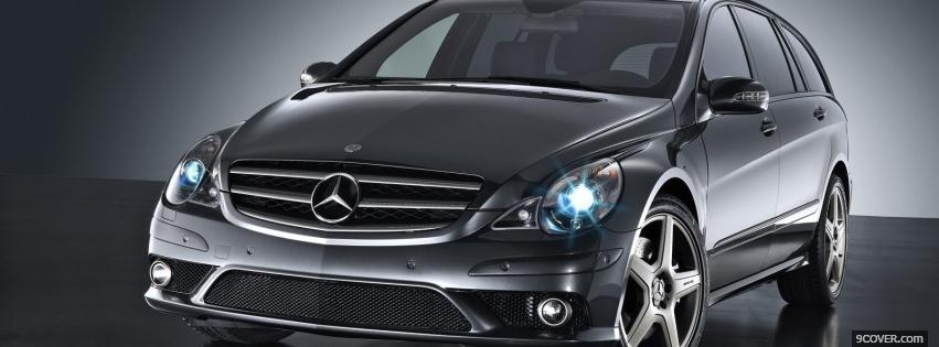 Photo mercedes benz r63 amg car Facebook Cover for Free