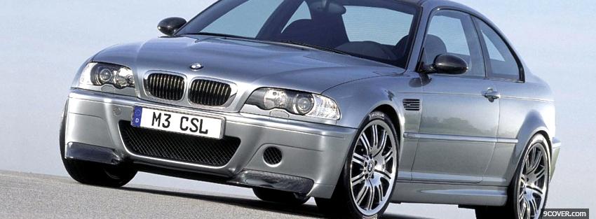 Photo 2001 silver bmw m3 Facebook Cover for Free