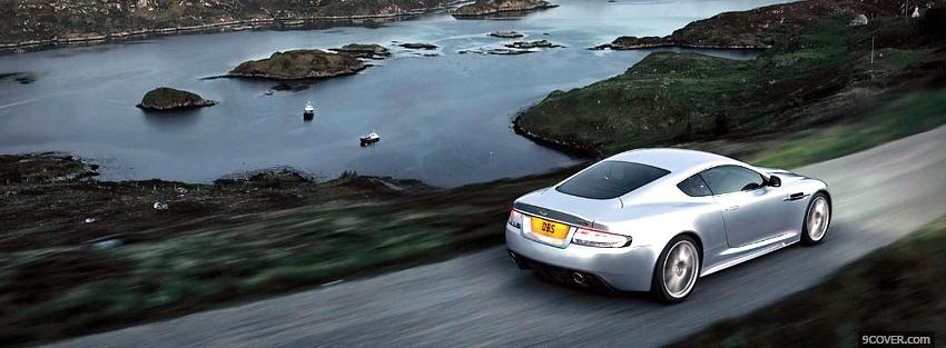 Photo water and aston martin Facebook Cover for Free
