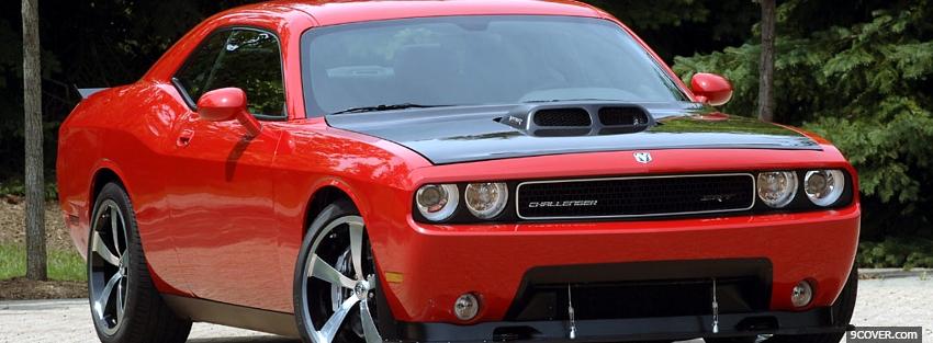 Photo dodge challenger 2009 Facebook Cover for Free