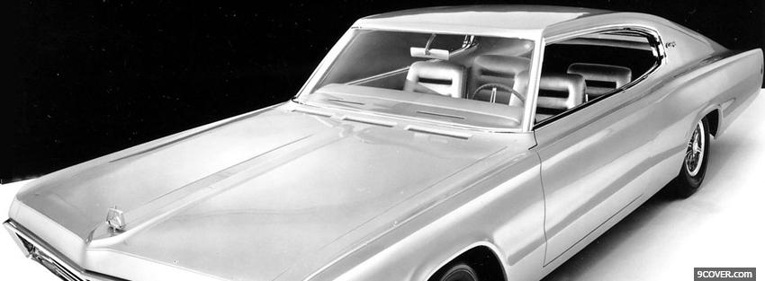 Photo 1965 dodge charger car Facebook Cover for Free