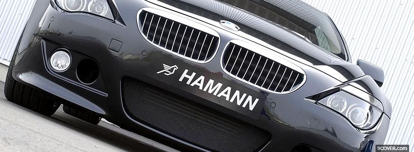Photo black hamann bmw Facebook Cover for Free