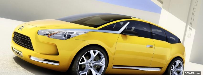 Photo citroen ds5 2011 car Facebook Cover for Free