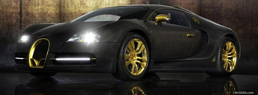 Photo mansory bugatti veyron car Facebook Cover for Free