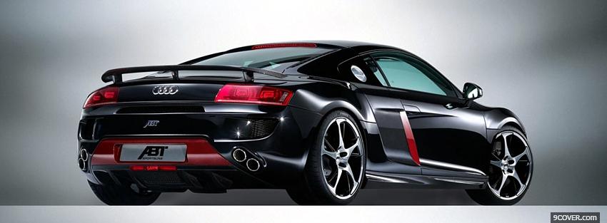 Photo audi r8 abt car Facebook Cover for Free