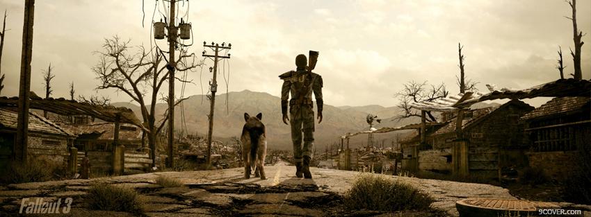 Photo video games fallout 3 Facebook Cover for Free