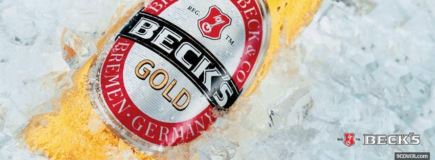 Photo becks gold beer alcohol Facebook Cover for Free
