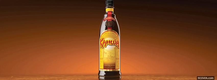 Photo imported kahlua alcohol Facebook Cover for Free