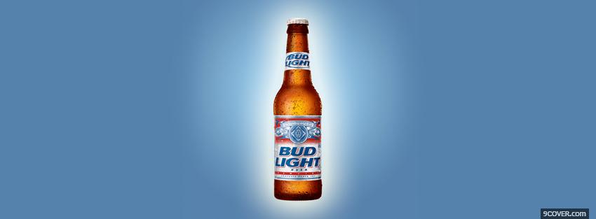 Photo bud light beer Facebook Cover for Free