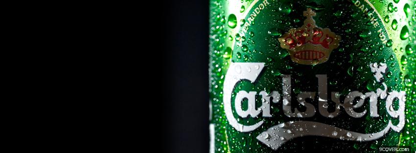 Photo carlsberg alcohol Facebook Cover for Free