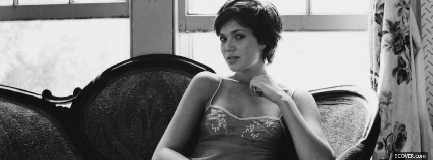 Photo seductive short haired mandy moore Facebook Cover for Free