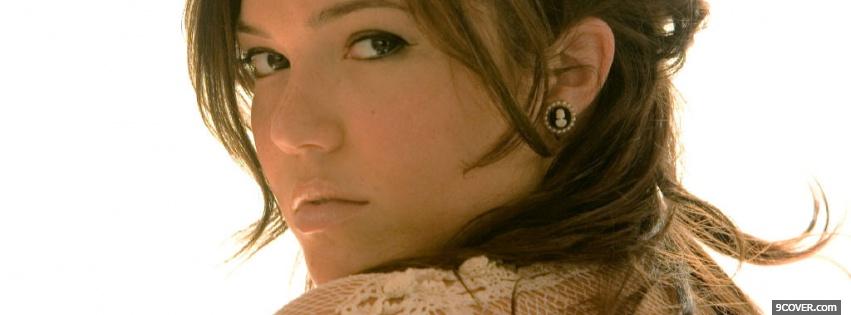 Photo singer mandy moore Facebook Cover for Free