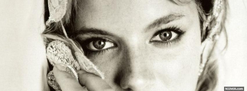 Photo beautiful eyes of sienna miller Facebook Cover for Free