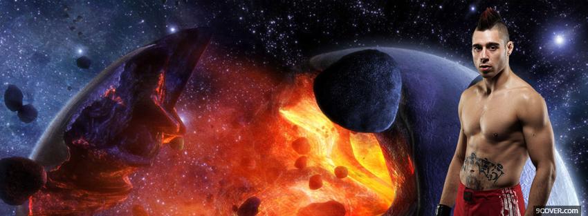 Photo planet explosion Facebook Cover for Free