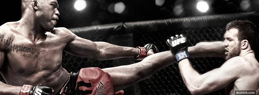 Photo mma fighters Facebook Cover for Free