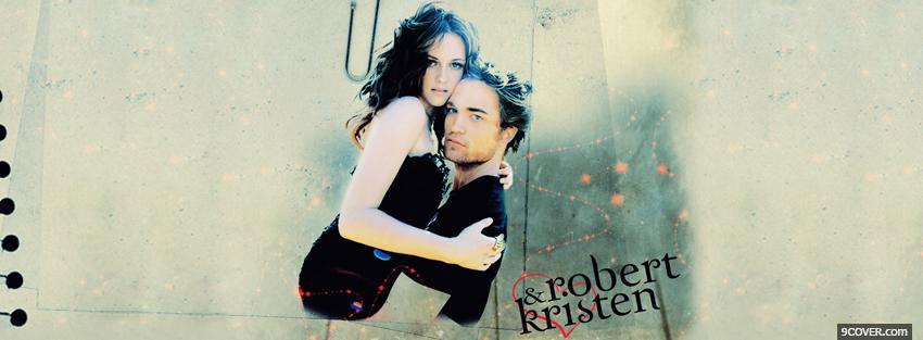 Photo movie actors robert and kristen Facebook Cover for Free