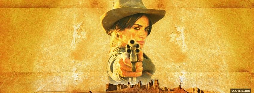 Photo movie bandidas western girl Facebook Cover for Free