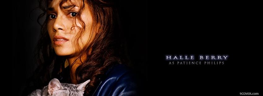 Photo halle berry as patience philips Facebook Cover for Free