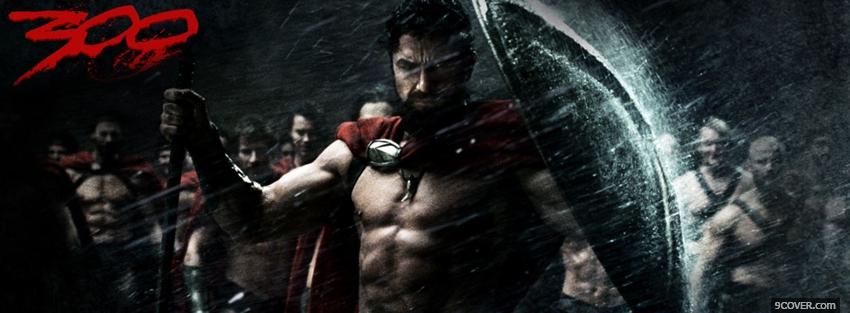 Photo movie 300 men fighting Facebook Cover for Free