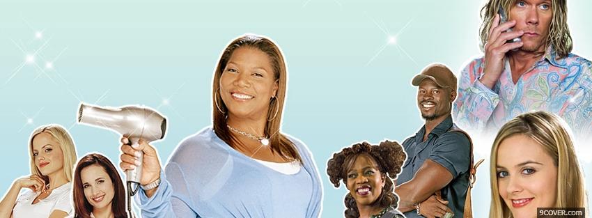 Photo queen latifah in beauty shop Facebook Cover for Free